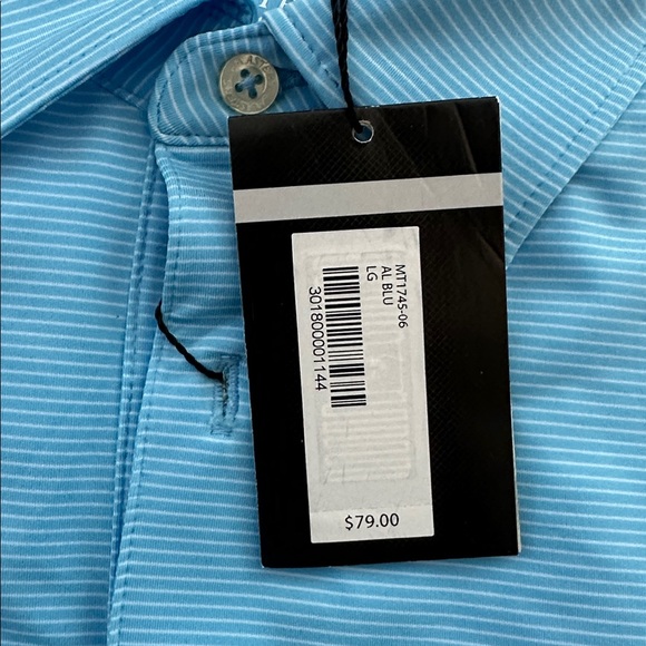 Masters Light Blue Golf Polo Shirt - Picture 3 of 6